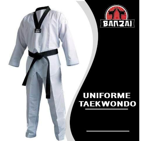 Uniforme Taekwondo Talla 5 Y 6 Marca Banzai