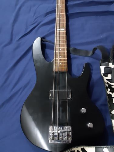 Guitarra Electrica Esp Negro Mate Con Estuche