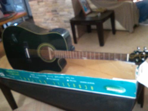 Guitarra Electroacústica + Amplificador Washburn