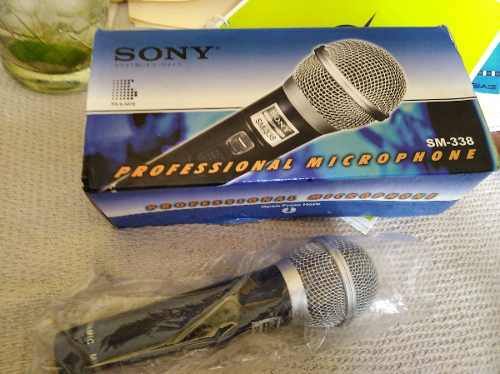 Microfono Sony Sm 338