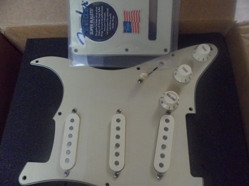 Pickguard Strato Usa Fender Deluxe Sss Micrófonos Noiseless