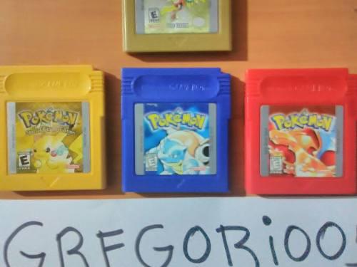 Pokemon Blue, Red, Yellow + Guia Pokémon, Precio V!