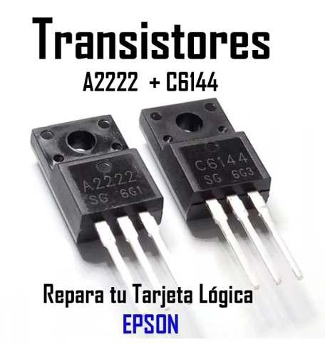 Transistores A2222 C6144 Para Epson Y Más.* El Par*