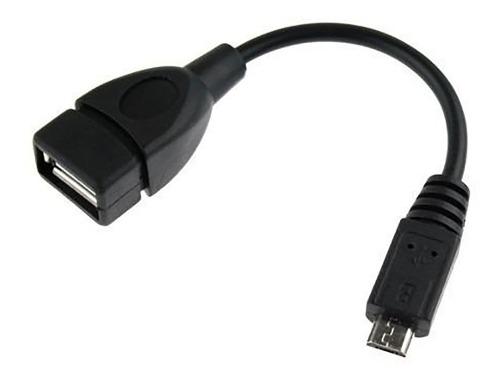 Adaptador Otg Micro Usb Macho A Usb Hembra Pendrive Mouse