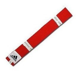 Cinturon adidas Rojo Karate-taekwondo(6)