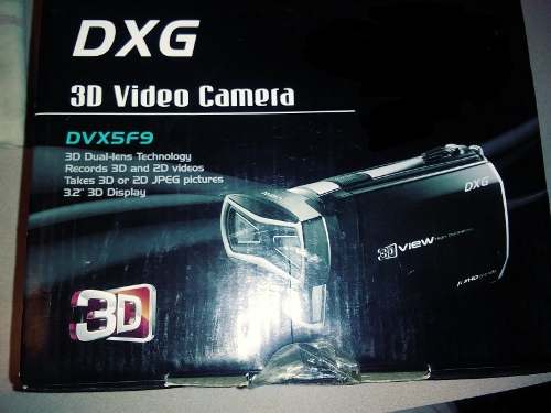 Cámara De Video 3d Grabadora Dxg Nueva Con Accesorios