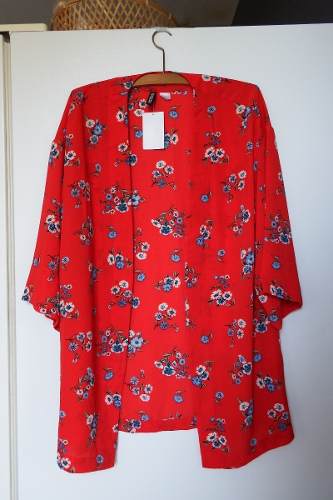 Kimono Rojo Zara