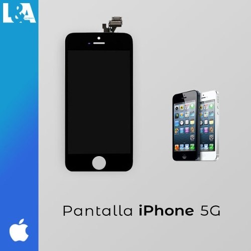 Pantalla iPhone 5g Lcd+mica Tactil Negro Nueva Somos Tienda