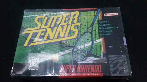 Super Tennis Super Nintendo Nes Original En Caja Sellado