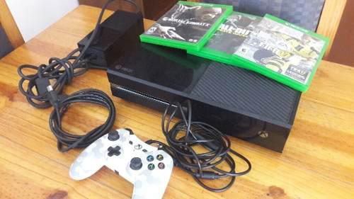 Xbox One 500 Gb Con Su Control, Cables Y 3 Juegos