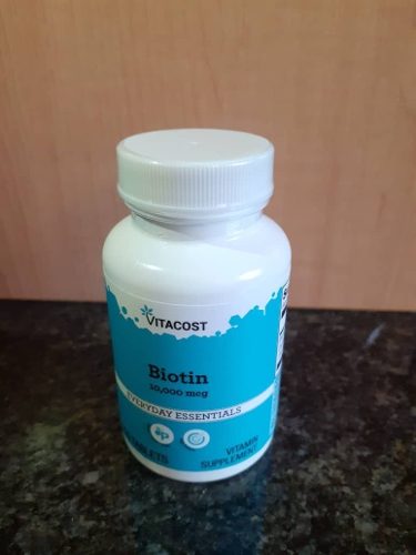Biotina Vitacost mcg