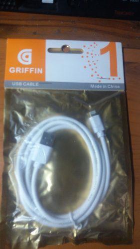 Cable Cargador Tipo C Color Blanco Griffin 1 Metro, Sellado