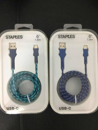 Cable Usb Tipo C Marca Staples 100% Originales