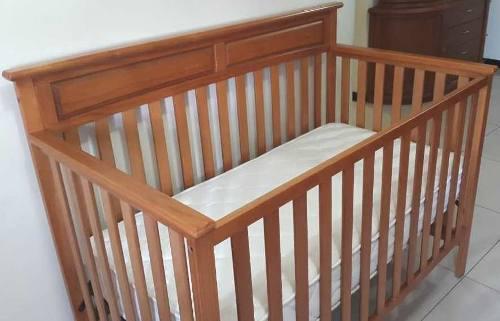 Cama Cuna En Madera Marca Graco Con Colchon