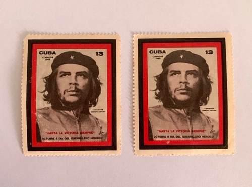 Estampilla Che Guevara Sin Uso 1968