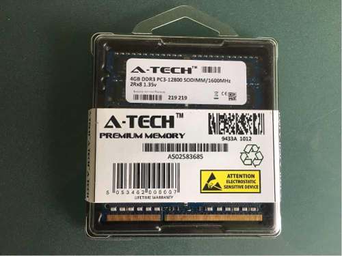 Memoria De Laptop Ddr3 4gb  Sodimm/mhz 25 Vc/u