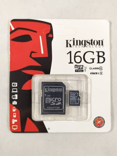 Memoria Micro Sd 16 Gb Kingston Clase 10 Garantia30dias