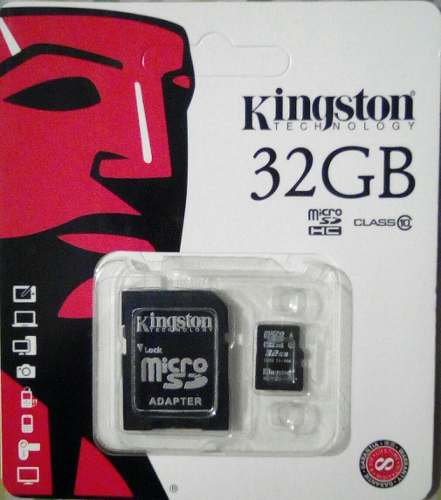 Memoria Micro Sd Kingston 32 Gb Clase 10