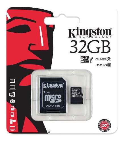 Memoria Micro Sd Kingston 32gb (10*) Con Adaptador