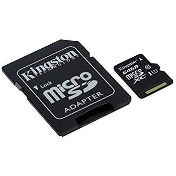Memoria Micro Sd Kingston 64 Gb, Tienda Fisica
