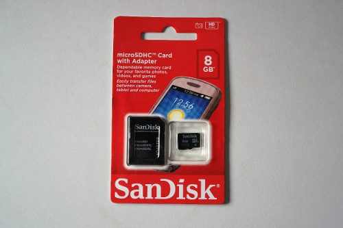 Memoria Micro Sdhc Sandisk 8gb Clase 4 Original Sellado (5$)