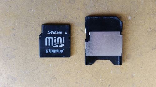 Memoria Mini Sd Kingston 512mb + Adaptador Sd