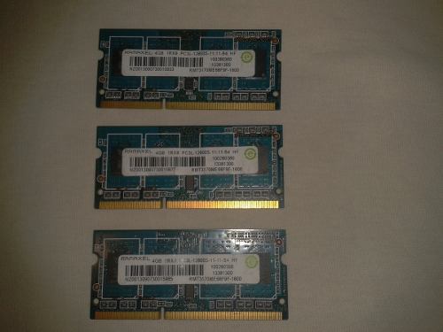 Memoria Ram Ramaxel 4gb 1rx8 Pc3l-s  Vdes) Lapt