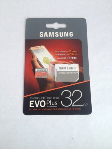 Memorias Microsd Samsung Evo Clase 10 U1 32gb