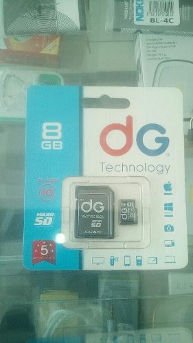 Micro Sd 8gb Marca Dg