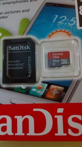 Microsd Sandisk Ultra 32gb 80mbs