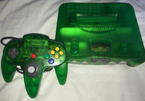 Nintendo 64 Especial Funtastic Jungle Green Verde Control