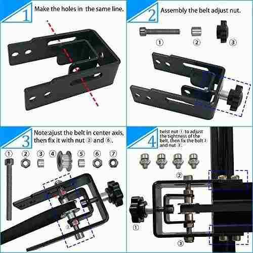 Para Impresora Tensor Cinta Elastica Creality Cr-10 Uvkc