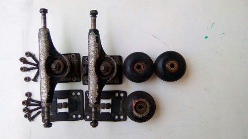 Trucks Destructo Bam Marguera - Ejes Patineta Skate +extras