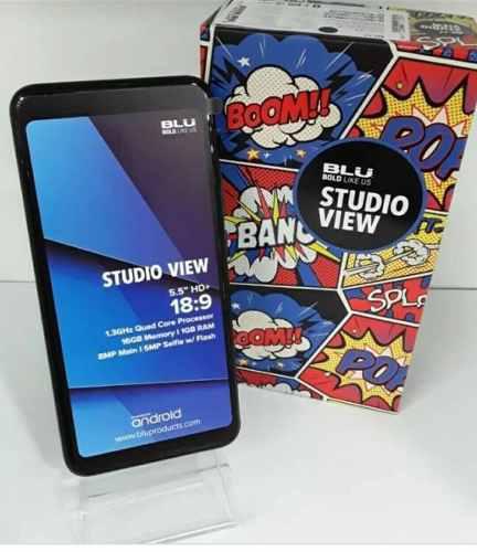 Celular Blu Studio View 5.5 16gb 1ooverdes Camara De 8mp