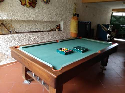 Mesa De Pool + Equipo Completo De Juego.