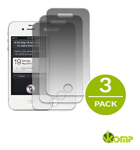 Pack De 3 Protectores De Pantalla Apple iPhone 5 5s 5c Mpero