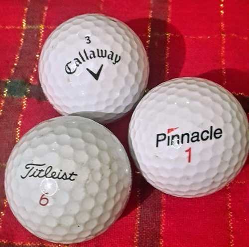 Pelotas De Golf Usadas (3 X 5 Trump)