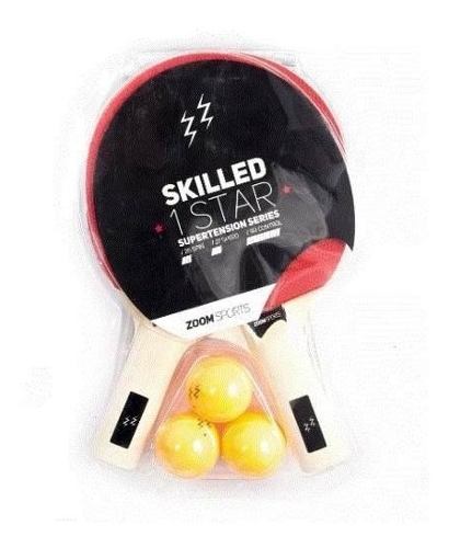 Ping Pong Tenis Mesa Skilled Star Net Red Raquetas Zpp