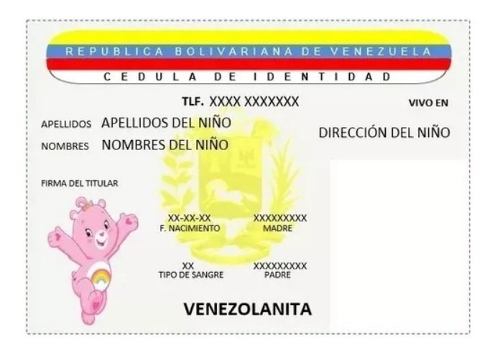 Formatos De Cedulas Infantiles Full Editables En Powerpoint