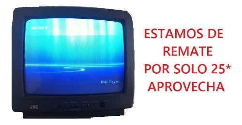 Tv Televisor Jvc 14 Pulgadas A Color Con Control.