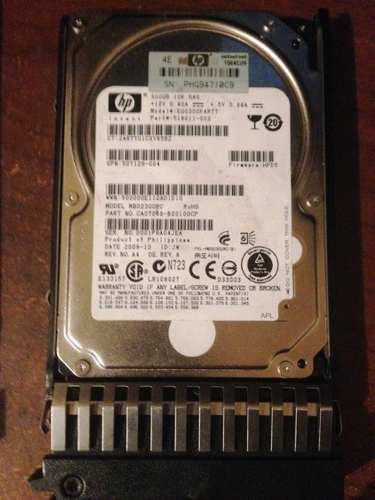 2 Disco Duro Hp 300gb Sas 6gbps 10k Para Servidores