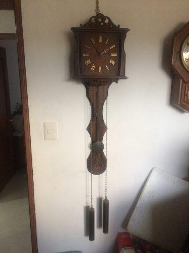 Antiguo Reloj Alemán De Pared Urgoz Lea Descripción