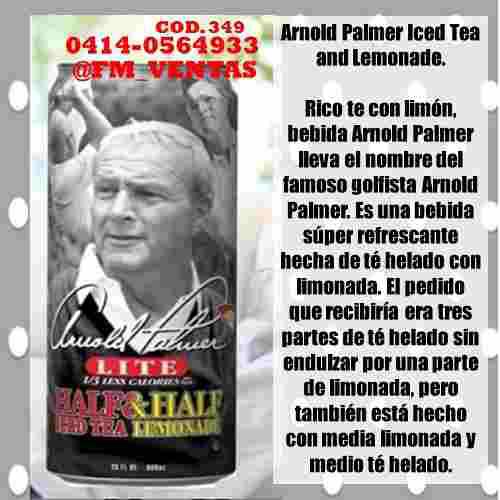 Arnold Palmer Bebida De Te Con Limon Importada