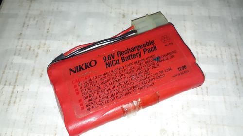 Bateria Nikko 9.5v Nueva Sin Cargador (15.usd)