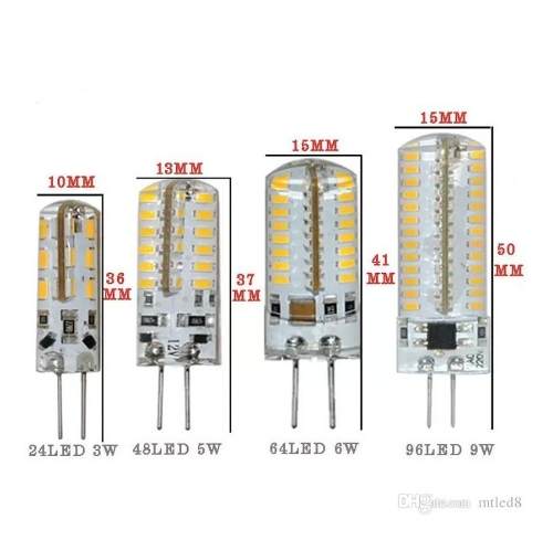 Bombillo Led G4 12v 1.5w - 3w Luz Amarilla Luz Blanca Oferta