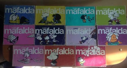 Colección Libros Mafalda, Tiras De Quino N 0-10 12vrds