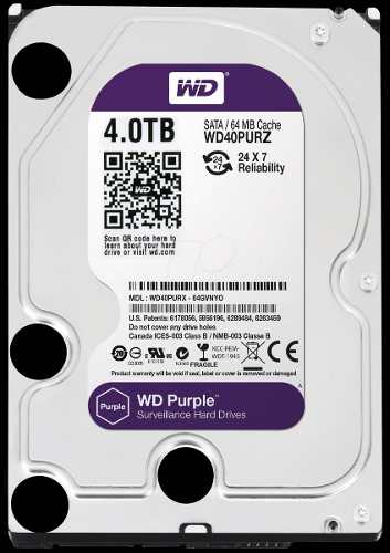 Disco Duro 4tb Western Digital Purple.