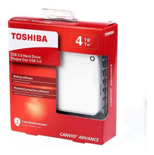 Disco Duro Externo Toshiba 4tb 2.5 Usb 3.0