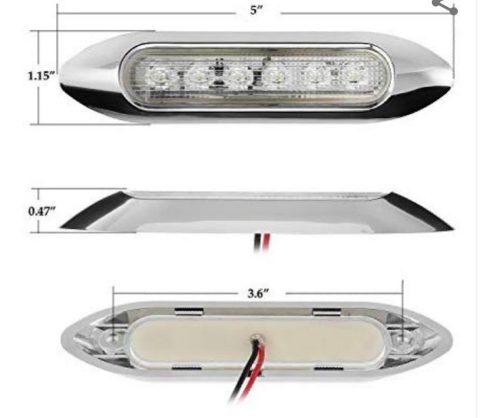 Luces Marinas De 6 Leds Para Todo Tipo De Embarcaciones