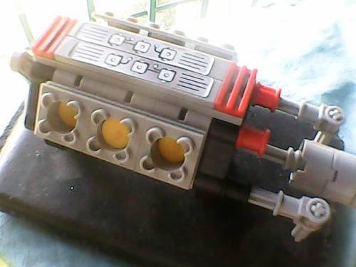 Motor 6 Cilindros Completo Lego Technic 8285 (30 Us)